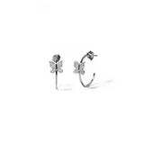 BOUCLES D'OREILLES BUTTERFLY SILVER