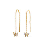 BOUCLES D'OREILLES BUTTERFLY CHAIN