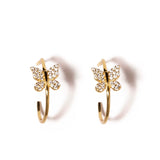 BOUCLES D'OREILLES BUTTERFLY GOLD