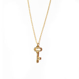 KEY OF SUCCESS GOLD NECKLACE