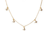 COLLIER FLOWER GOLD