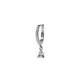 BOUCLE D'OREILLE CUTE LUXURY SILVER