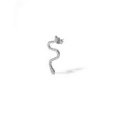 BOUCLE D'OREILLE SNAKE SILVER