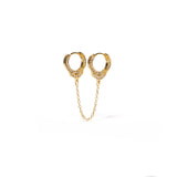 BOUCLE D'OREILLE LOCK GOLD