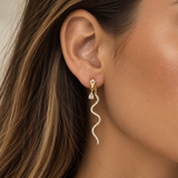 BOUCLE D’OREILLE SNAKE MUSE